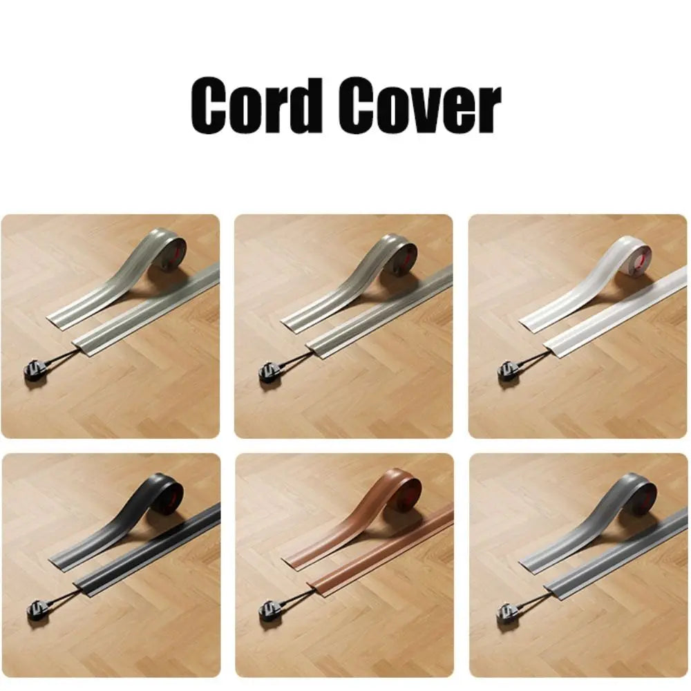 Flexible PVC Floor Cord Cover – Cable Management Wire Protector