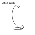 Iron Art Glass Ball Hanging Ornament Stand & Candle Holder