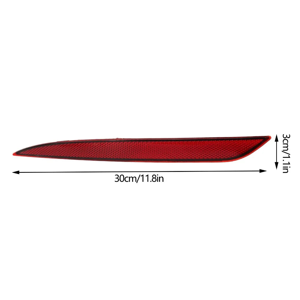 Tesla Model Y 2020-2023 Red Rear Bumper Reflector ABS Bumper Reflector Nixie