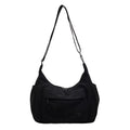Korean Minimalist Lightweight Crossbody Tote Bag for Women Crossbody Tote Bag Nixie BB-1393Black