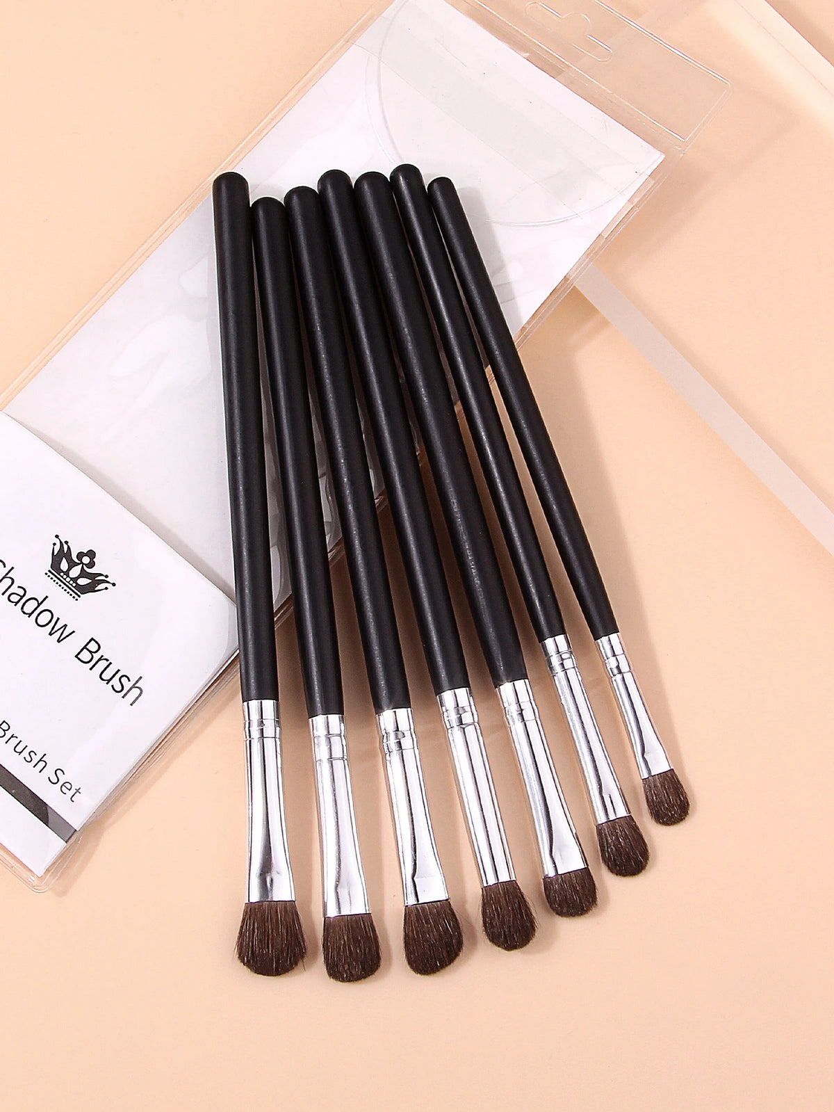 7-Piece Horse Hair Eyeshadow Brush Set – Blending & Shading Eyeshadow Brush Set Nixie