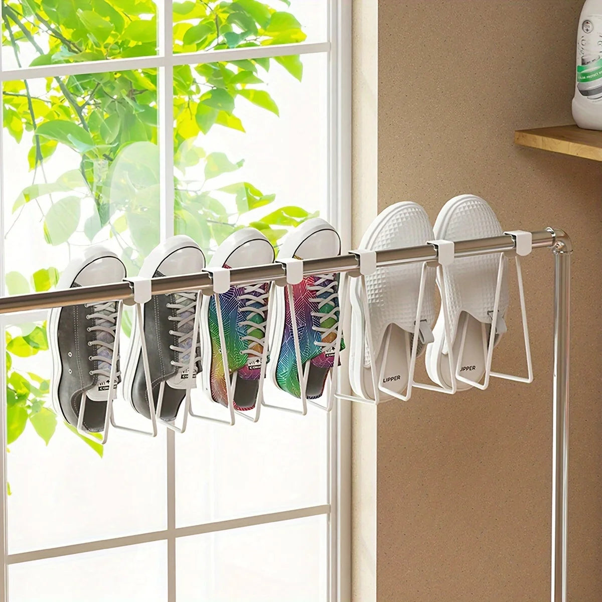 Forged Iron Wall-Mounted Toilet Paper Holder No-Drill Shelf Toilet Paper Holder Nixie