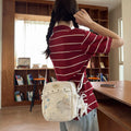 Japanese Transparent Ita-Bag Crossbody Star Phone Bag for Girls Crossbody Ita-Bag Nixie White