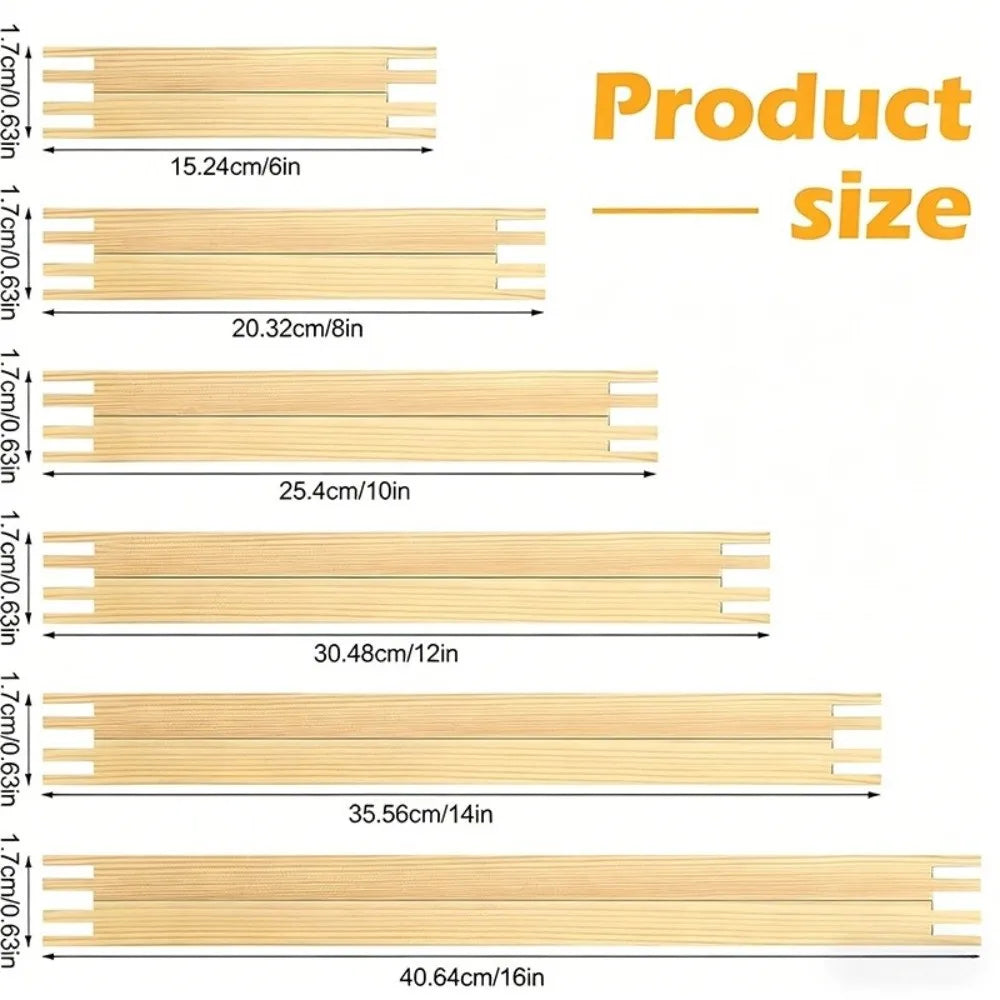 Solid Wood DIY Embroidery Stretcher Bars – Mortise-Tenon Frame