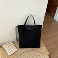 Chinese-Style Embossed Canvas Shoulder Bag for Women | Nixie Shoulder Bag Nixie Black