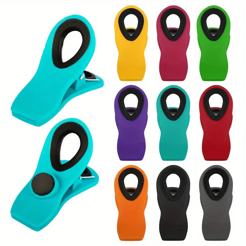 Magnetic Bag Clips Reusable Food Sealing Clips – 3/6 Pack Food Storage Clips Nixie