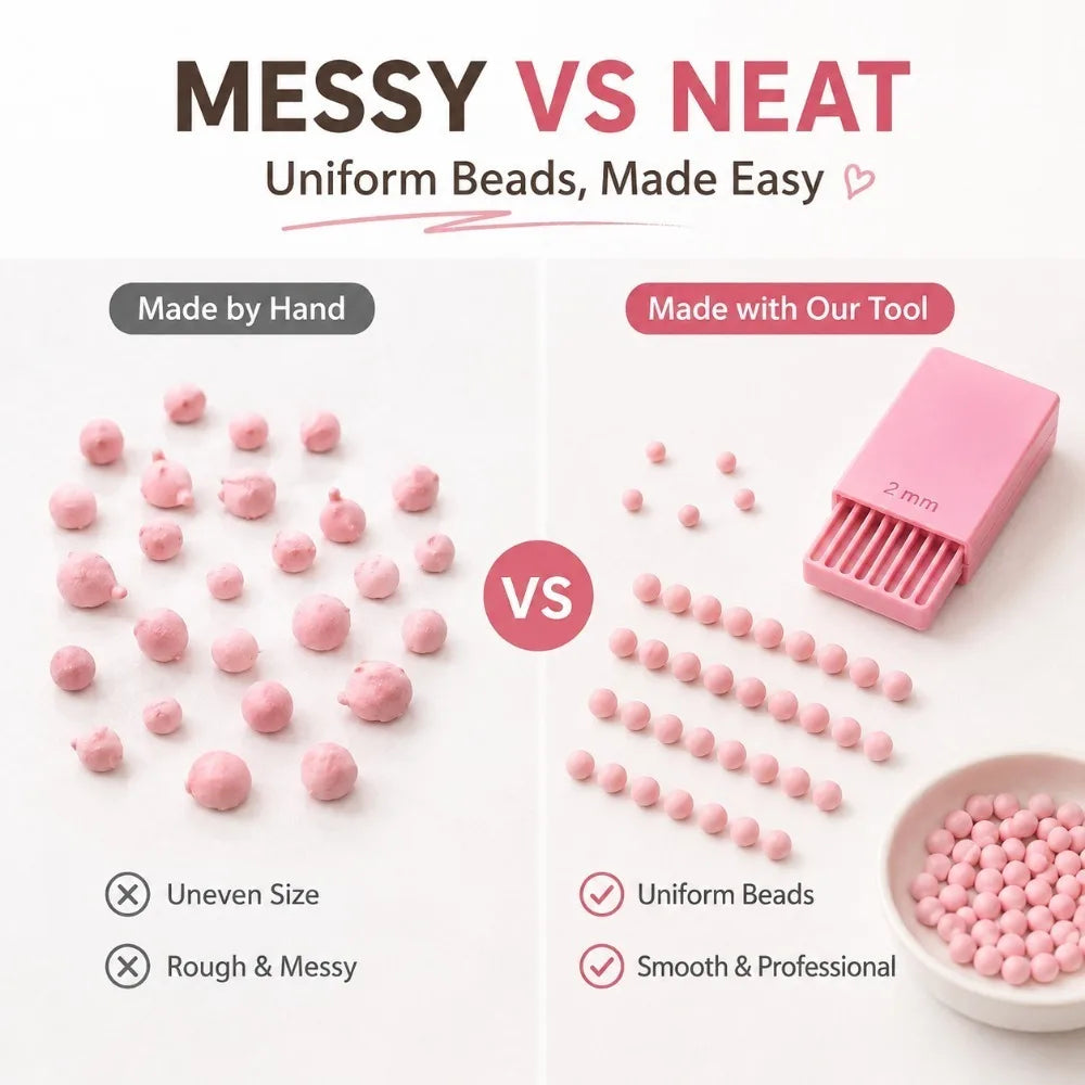 4PCS Bead Roller Set 2-5mm | Clay Gel Ball Maker for DIY Crafts Craft Bead Roller Nixie