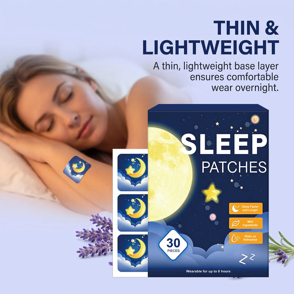 30Pcs Sleep Patches – Soothing Bedtime Body Stickers | Night Rest Sleep Aid Patches Nixie