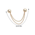 4Pcs Magnetic Clothing Clips Alloy Chain Button Pins Magnetic Clothing Clips Nixie 4pcs