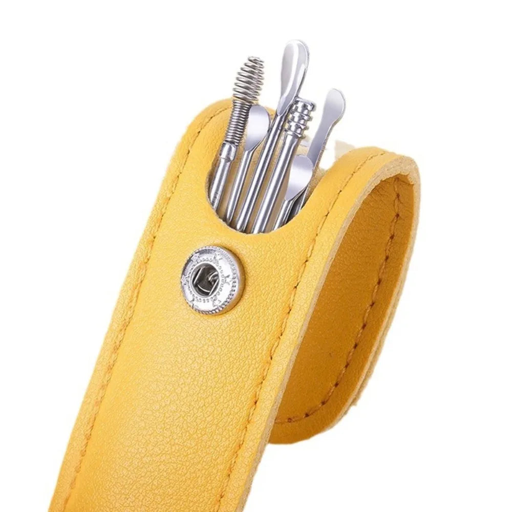 6-Piece Stainless Steel Ear Wax Removal Tool Set Ear Cleaning Tool Nixie