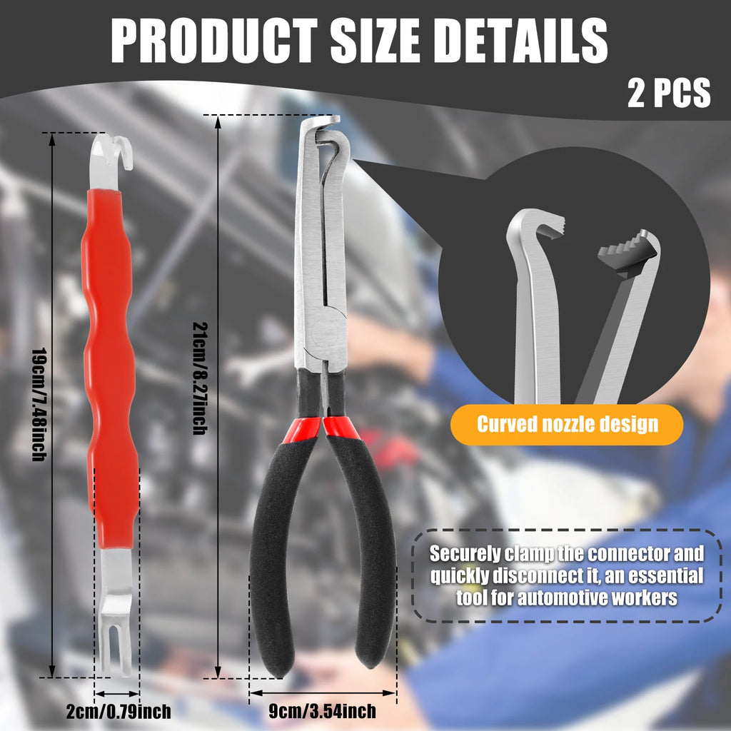 Carbon Steel Electrical Disconnect Pliers – Auto Connector Tool Electrical Disconnect Pliers Nixie