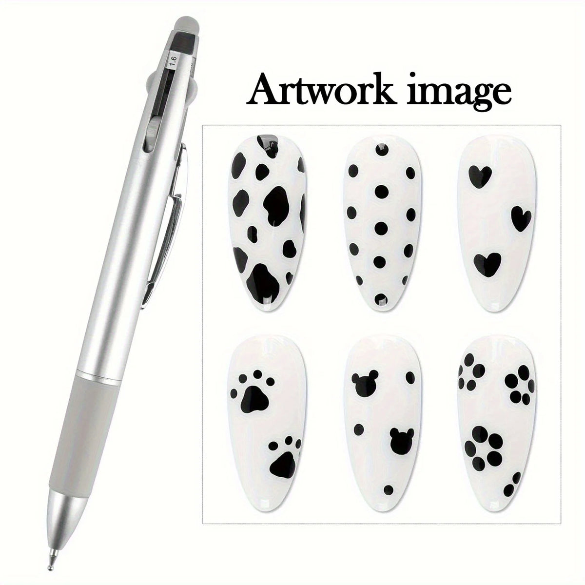 5-in-1 Nail Art Dotting Tool Ballpoint Pen | Nixie Pro Set Nail Art Dotting Tool Nixie 5-IN-1-1pc