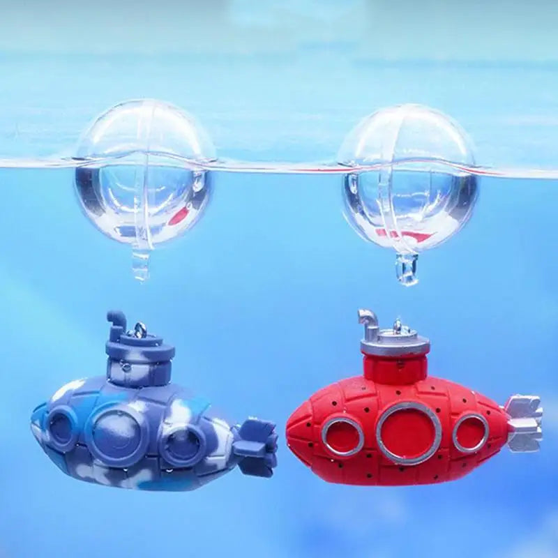 Floating Shark & Submarine Fish Tank Decorations – PVC Ornaments Aquarium Decoration Nixie