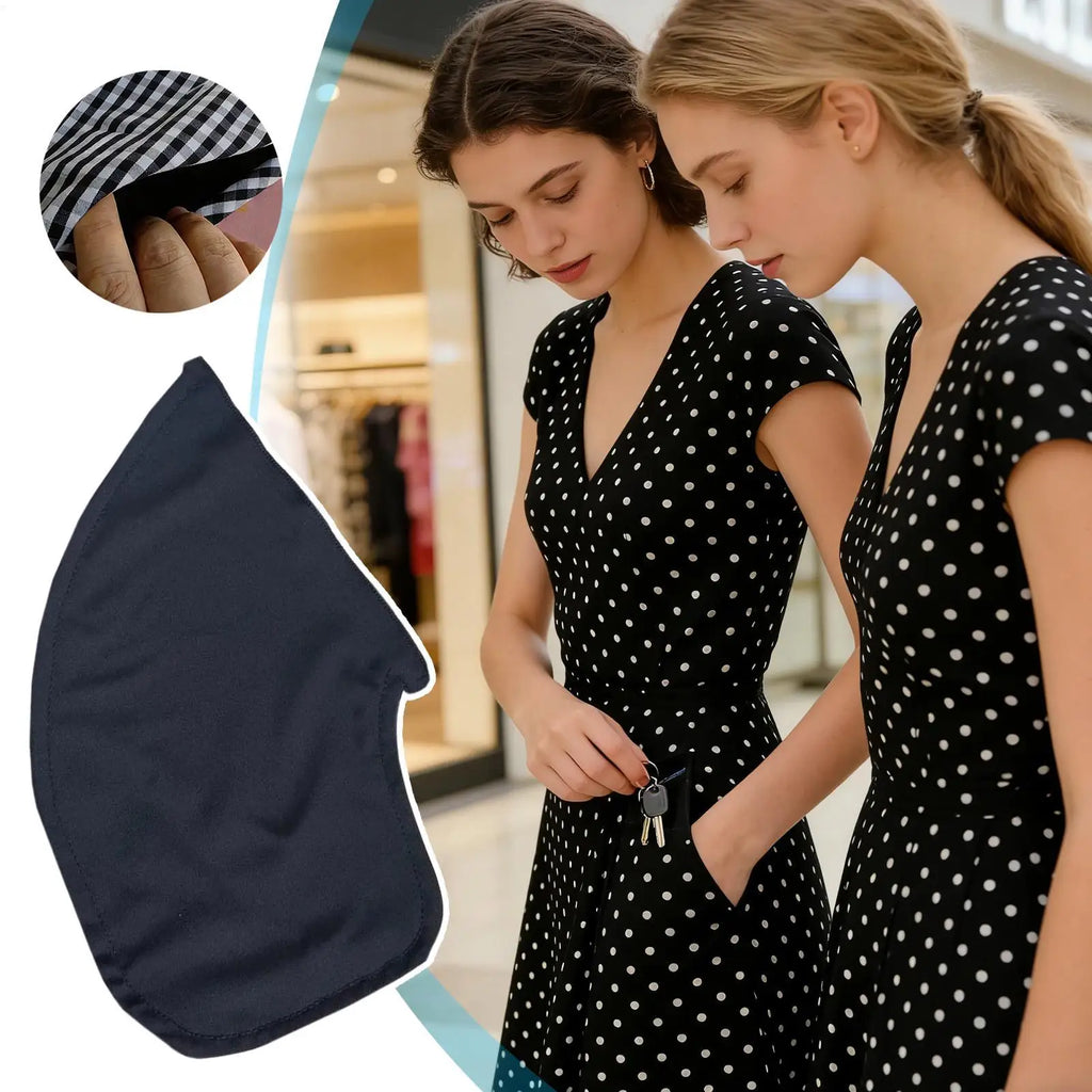 Sew-In Invisible Inner Pocket | Hidden Travel Security Pouch Sew-In Security Pocket Nixie