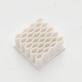 32-Slot Wave Desktop Organizer – Cosmetics & Pen Storage Desktop Storage Organizer Nixie White-1Pc