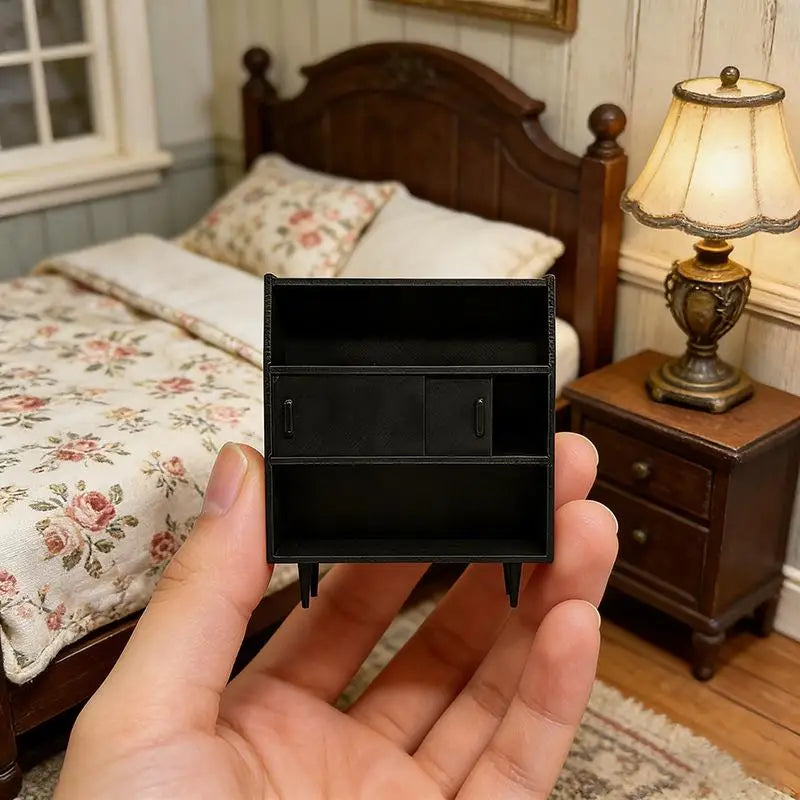 1:12 Miniature Dollhouse Wall Cabinet Furniture Accessory Dollhouse Miniature Furniture Nixie