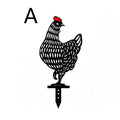 Acrylic Hen Garden Stake | UV-Resistant Chicken Lawn Decor Garden Decorative Stake Nixie A1