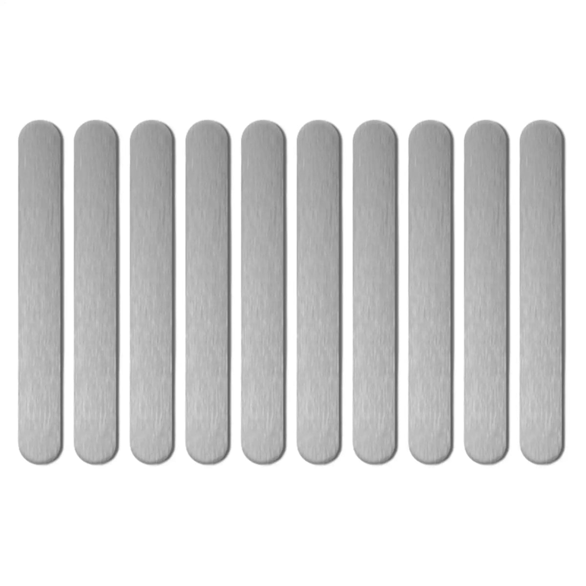 10PCS Self-Adhesive Steel Plates for Magnetic Mounts | Slim Strip Adhesive Steel Plates Nixie Default Title