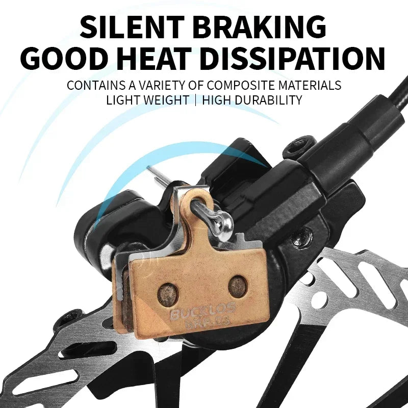 BUCKLOS MTB Sintered-Metal Hydraulic Disc Brake Pads G01S F03C Disc Brake Pads Nixie