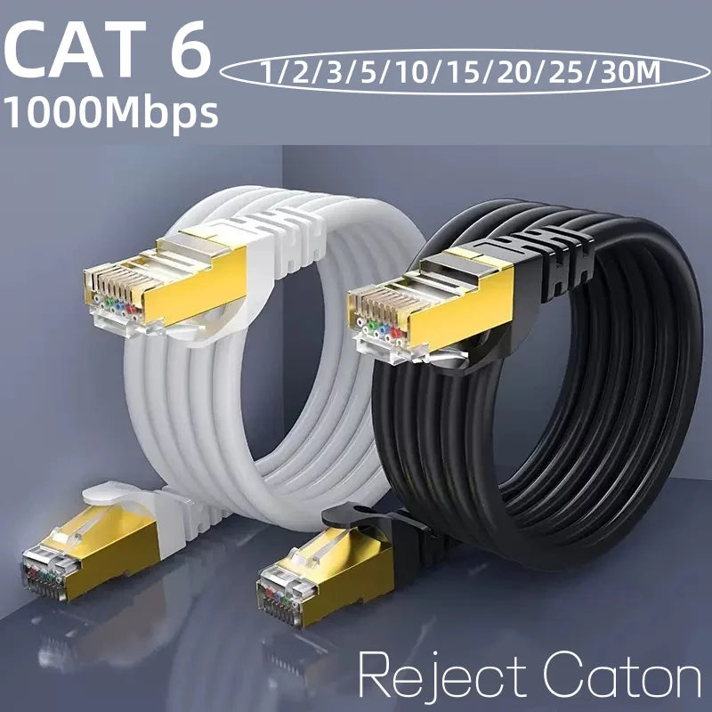 CAT6 Ethernet Patch Cable RJ45 – 1M to 30M | Fast Network Cord Ethernet Patch Cable Nixie