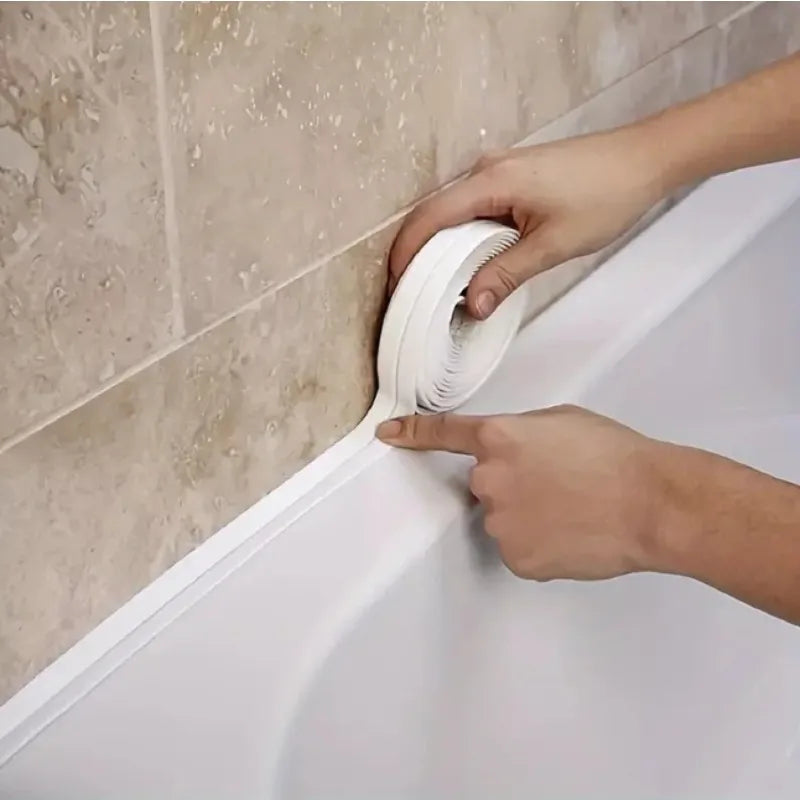 3.2M Waterproof Bath Caulk Tape Self-Adhesive PVC Sealing Strip