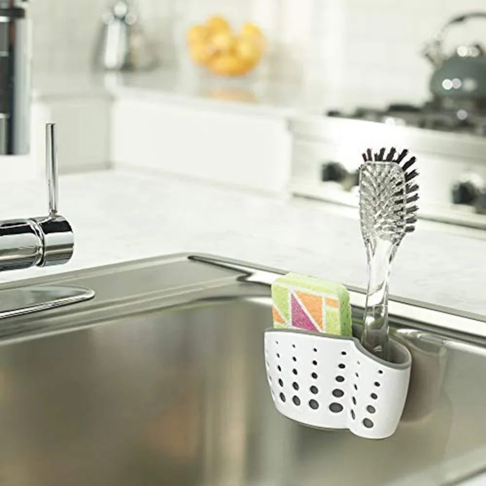 Kitchen Sponge Rack Drain Basket & Sink Storage Holder Sink Storage Rack Nixie