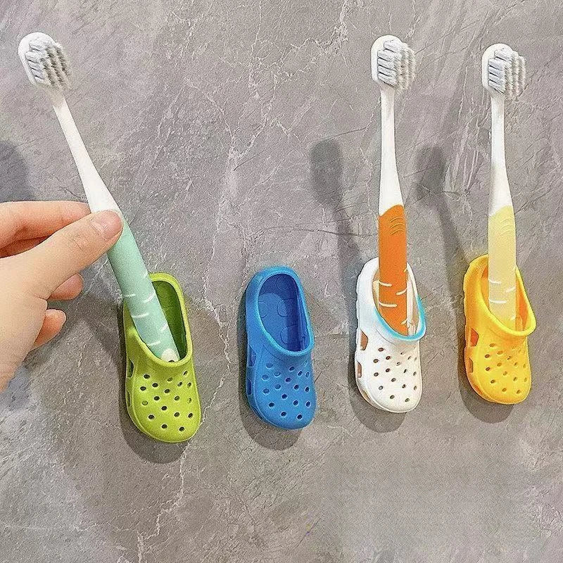 Slipper Toothbrush Holder Wall Mounted No Drill – 5/10pcs Toothbrush Holder Nixie
