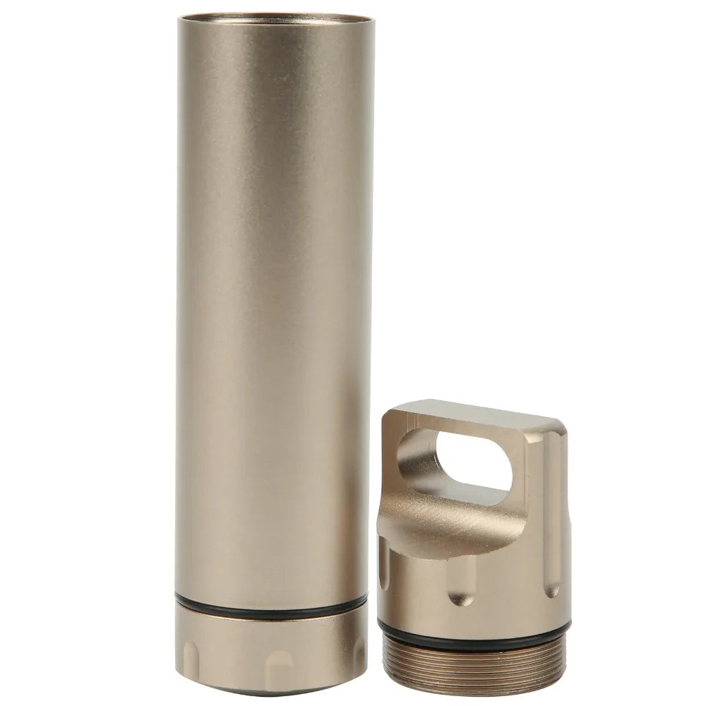 Aluminum Alloy Waterproof Pill Case – CNC Machined Portable Waterproof Pill Case Nixie