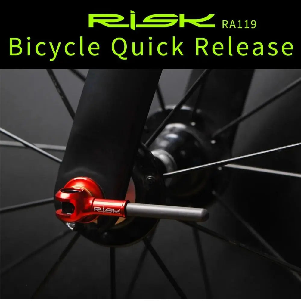 TC4 Titanium Ultralight Bike Quick Release Skewer QR Hub Lever