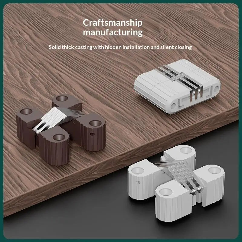 Cross Concealed Hinge Plastic Iron Folding Table Chair Hardware Furniture Hinge Nixie