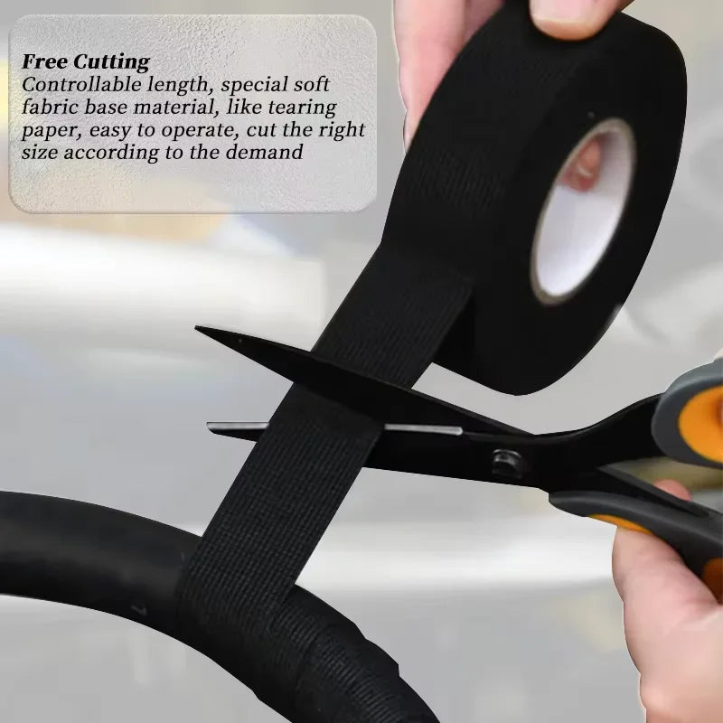 15M Flame Retardant Cloth Tape – Car Wiring Harness Protection Wiring Harness Tape Nixie