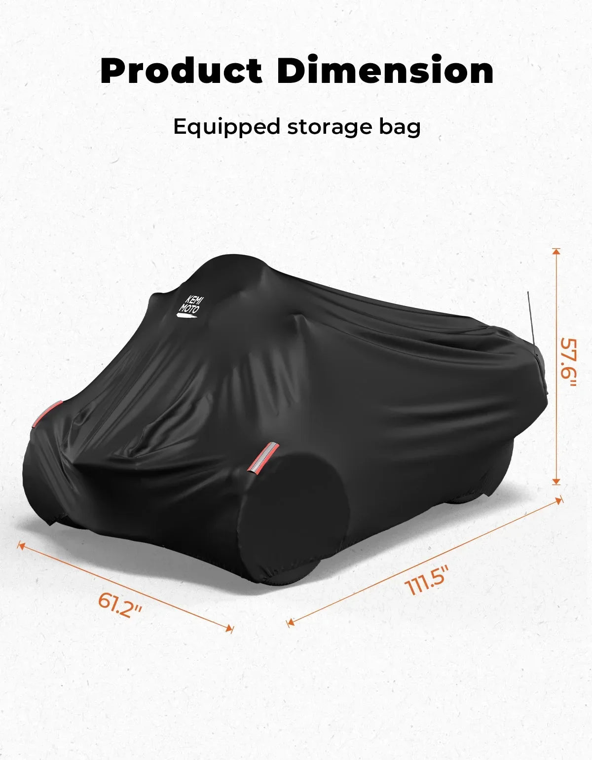 KEMITOUR 420D Waterproof Cover for Can-Am Spyder RT 2020+ Motorcycle Cover Nixie