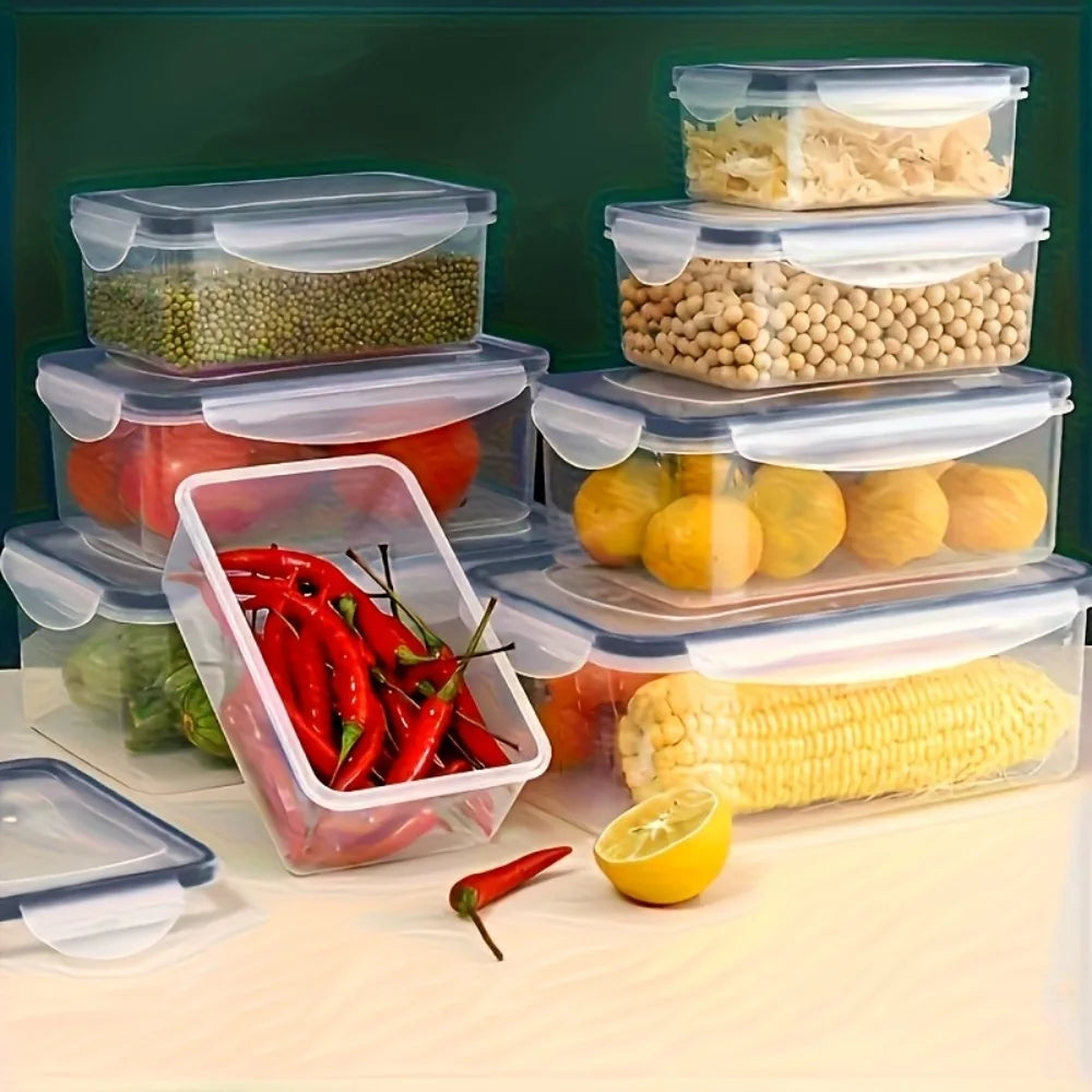 8-Piece Airtight Food Storage Containers – Microwave & Fridge Safe Food Storage Containers Nixie