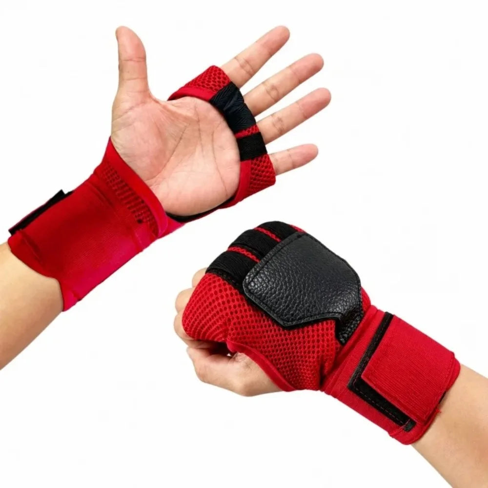 Polyester Boxing Gloves – Padded Sparring Mitts & Wrist Support