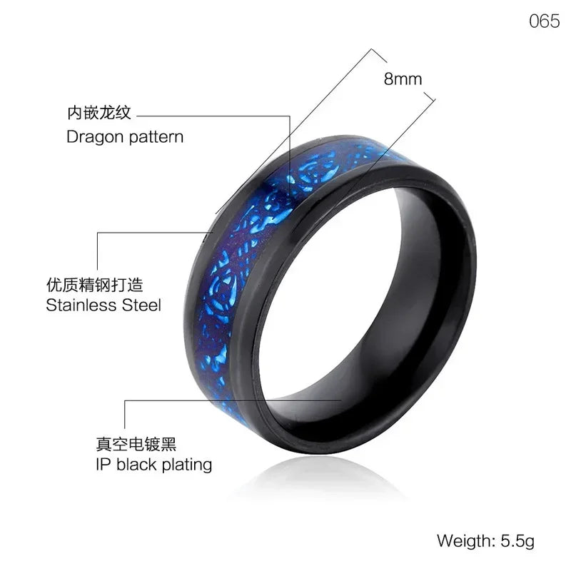 Butterfly Couple Rings – Stainless Steel Wedding Band Couple Ring Nixie
