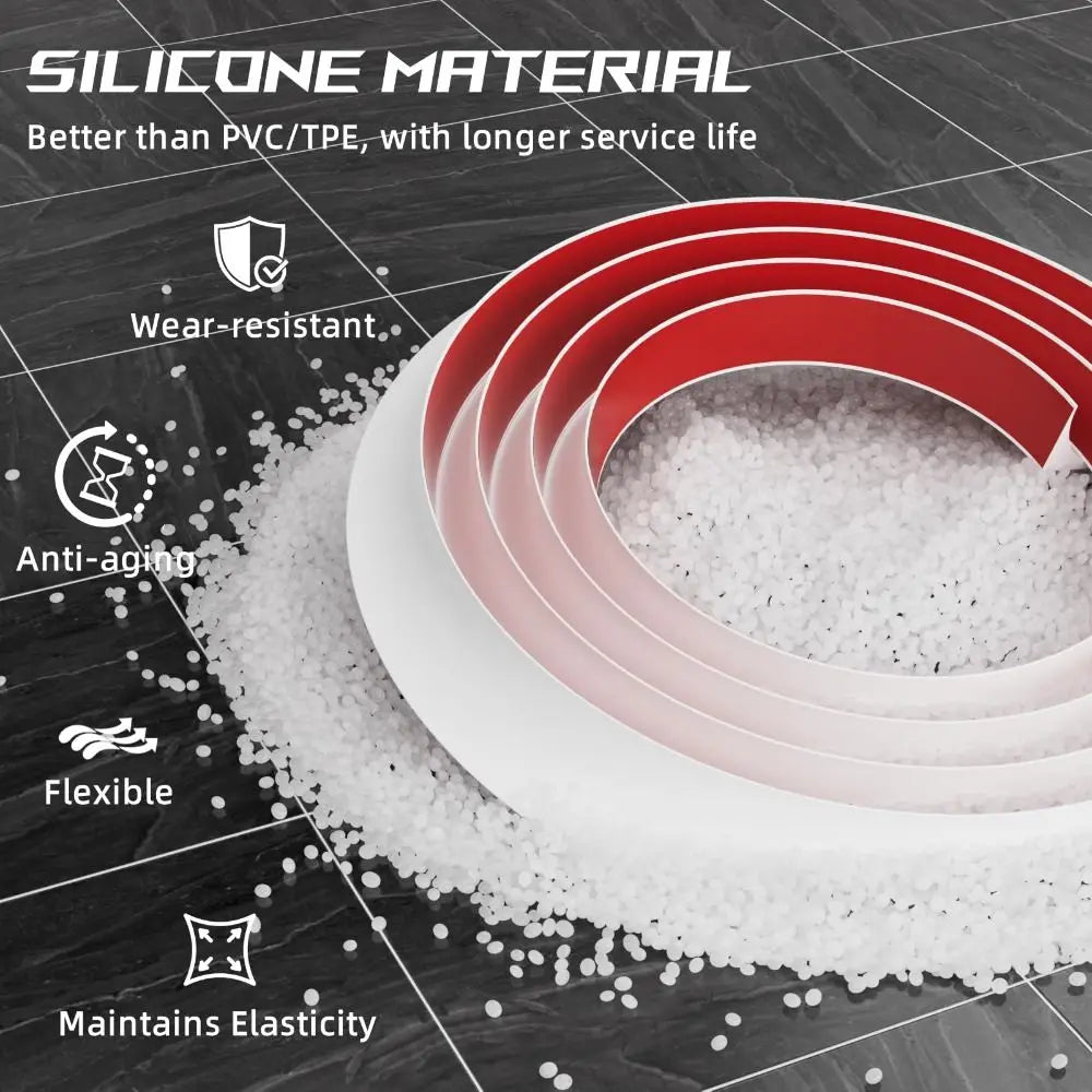 Silicone Quarter Round Molding Trim – Peel & Stick Seal Strip