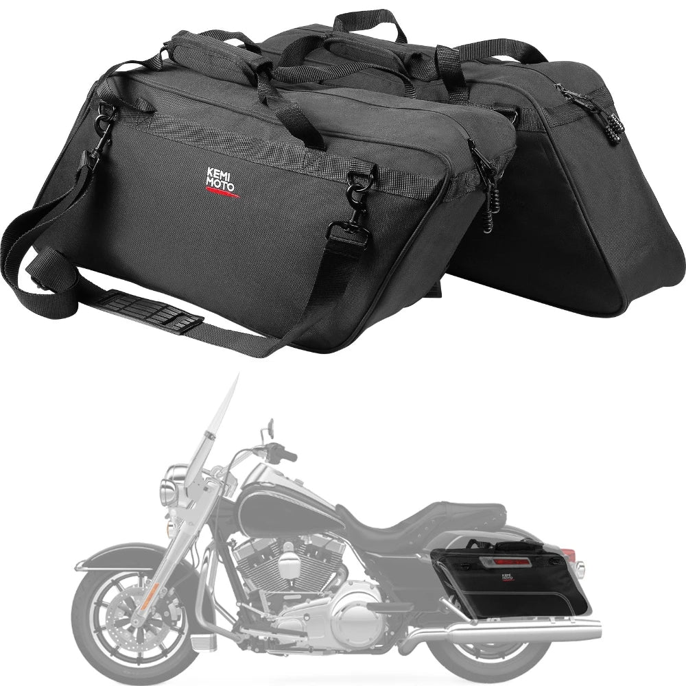 Motorcycle Saddlebag Liners Pair – Street Glide Road King 1993–2025 Motorcycle Saddlebag Liners Nixie Black