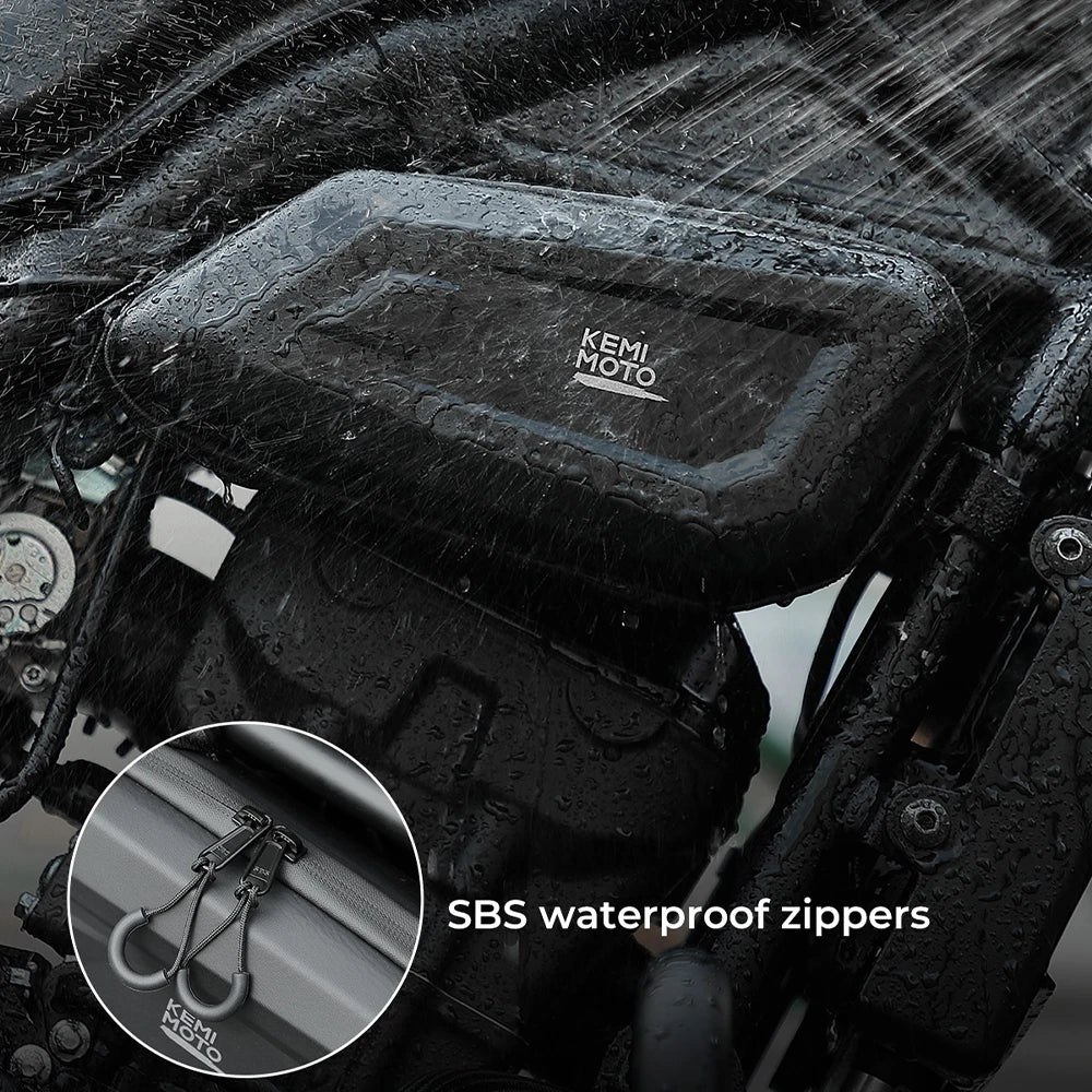 KEMiMOTO EVA Hard Shell Motorcycle Saddlebags – Honda Rebel Motorcycle Saddlebags Nixie