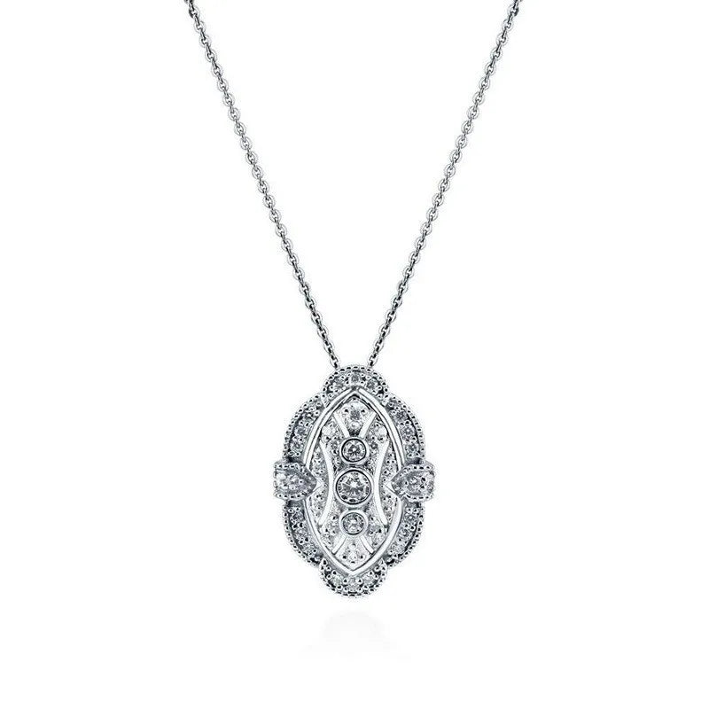 Women's Crystal Necklace Earrings Ring Set – Bridal Jewelry Gift Crystal Jewelry Set Nixie