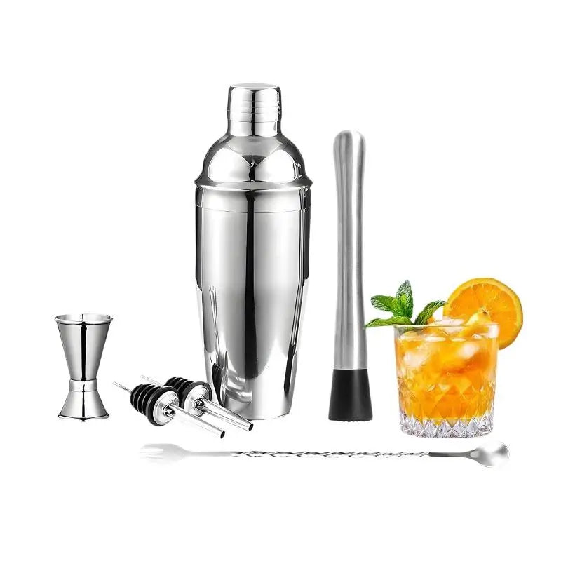 Stainless Steel Cocktail Shaker Set – Complete Bartender Kit