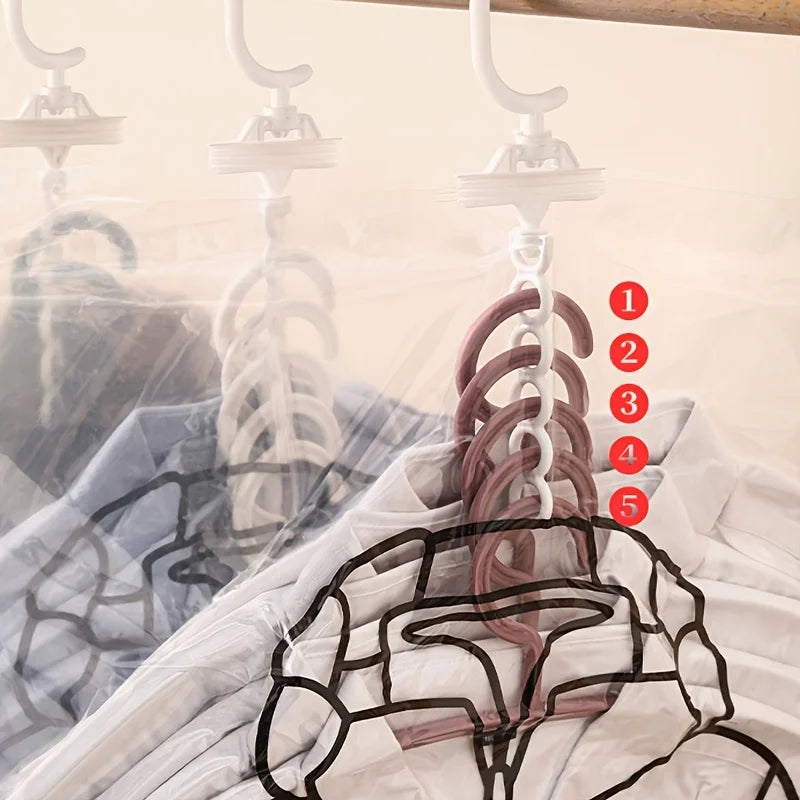 Extra Large 5-Hook Hanging Vacuum Storage Bag for Clothing Vacuum Storage Bag Nixie