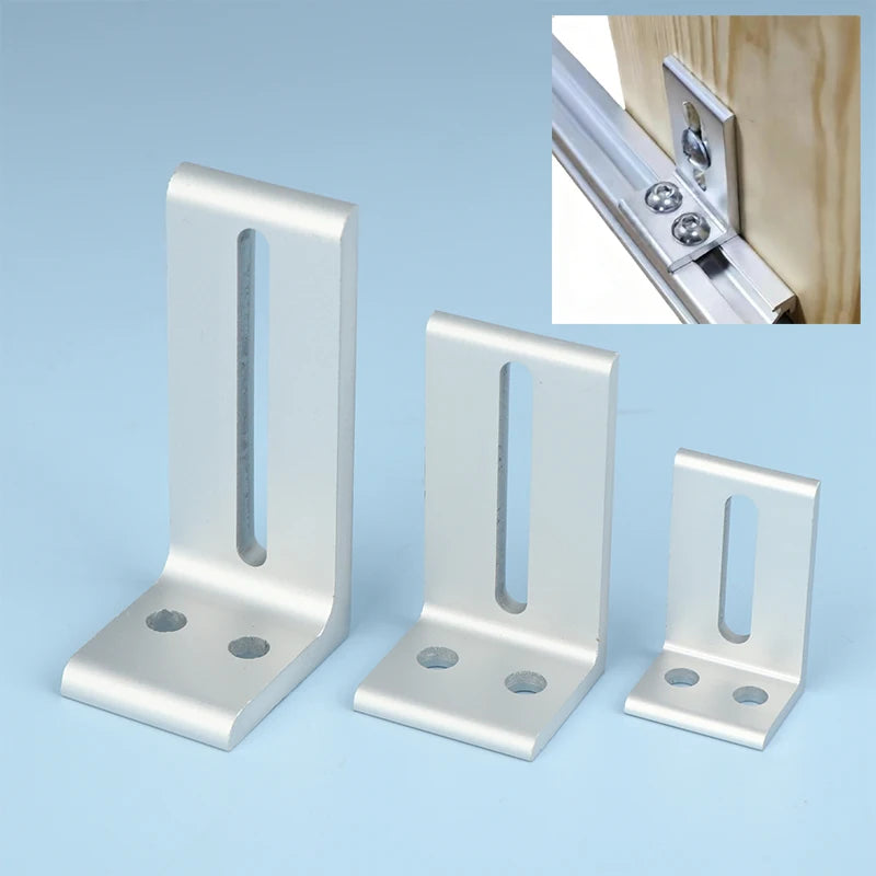 Aluminum Profile Support Brackets 2020 3030 4040 Frame Fix Aluminum Frame Bracket Nixie