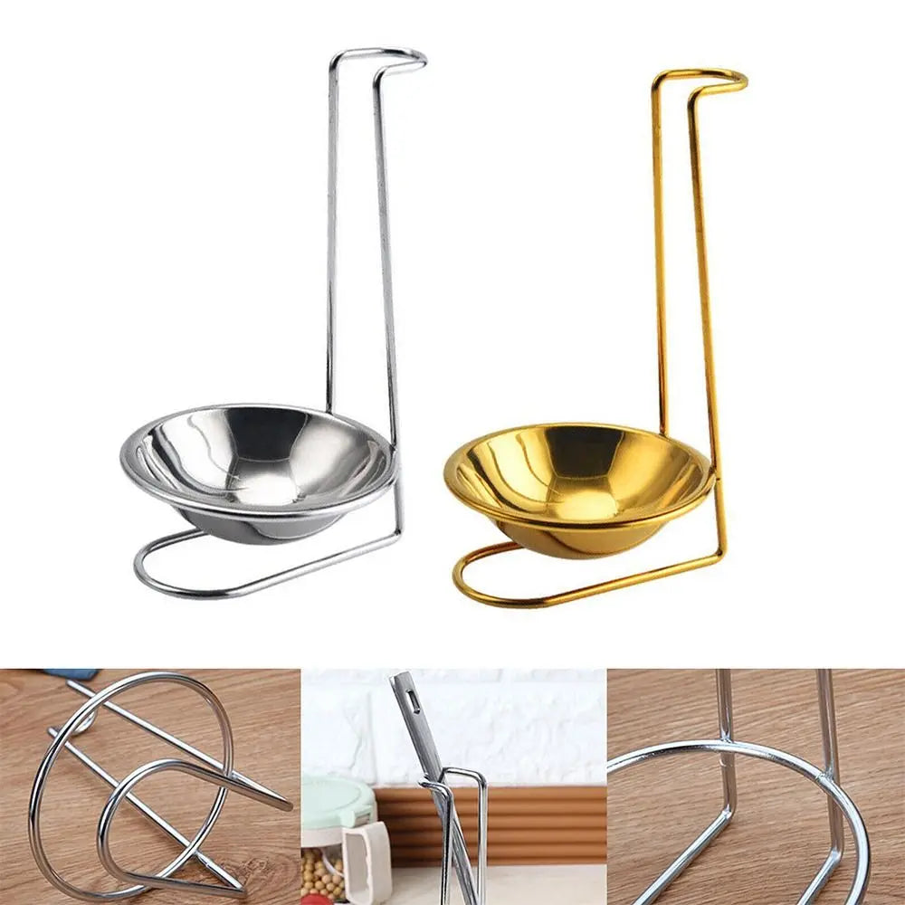304 Stainless Steel Spoon & Utensil Rack – Single/Double Stand Utensil Holder Rack Nixie