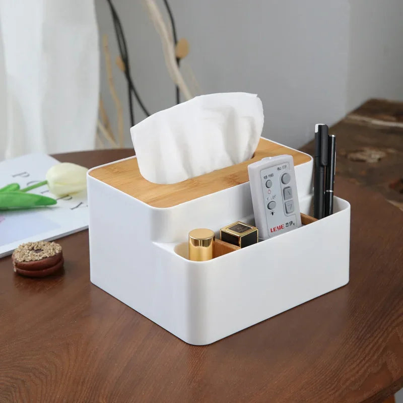 Plastic Desktop Storage Box – Remote & Cosmetics Organizer Desktop Storage Box Nixie