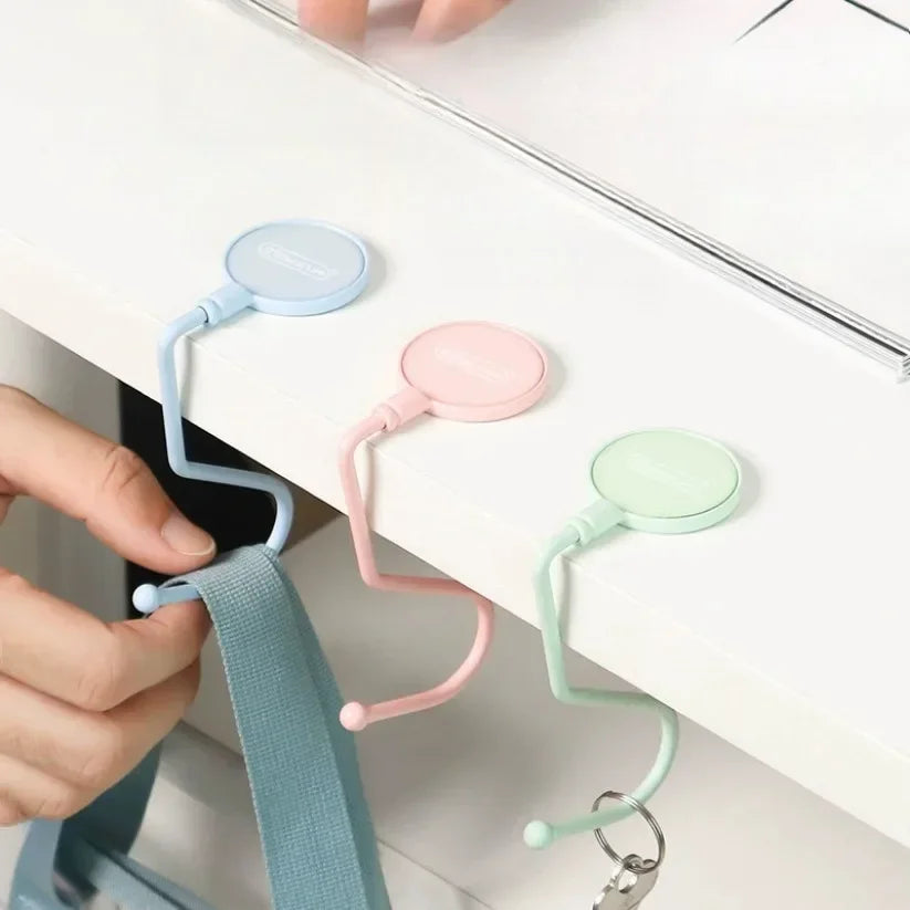 Nixie Desktop Bag Hook – Aluminum Desk Hanger, Non-Slip Desk Bag Hook Nixie