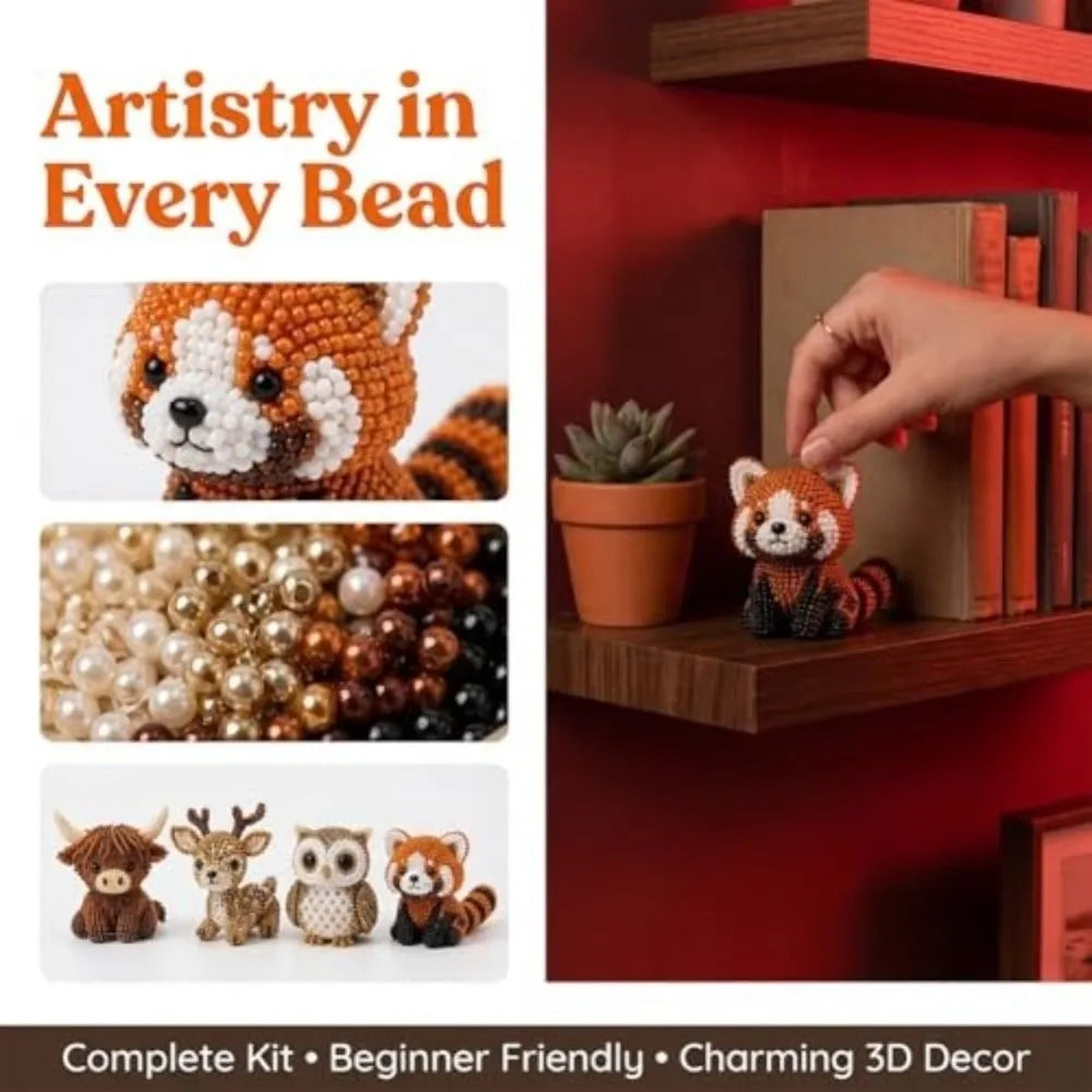 3D Bead Weaving Kit – Character Series DIY Craft Set DIY Bead Craft Kit Nixie