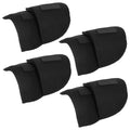 4 Pairs Sponge Shoulder Pads for Blazers, Jackets & Shirts Sewing Shoulder Pads Nixie Black 4Pairs