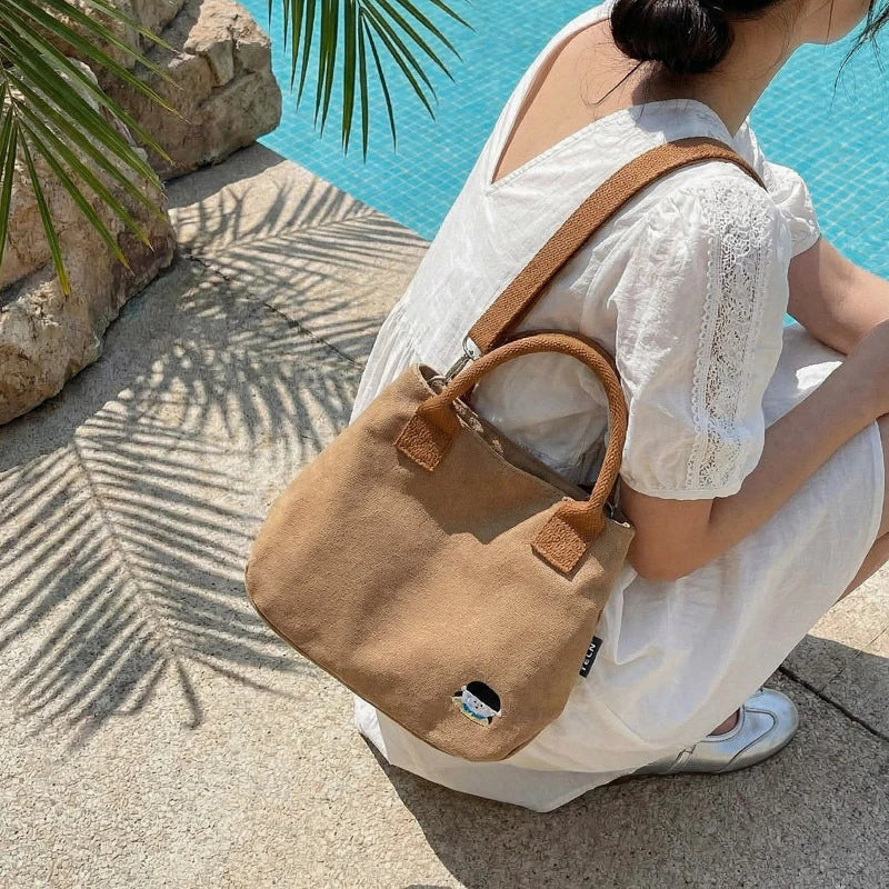 Women's Canvas Tote Bag – Trendy Casual Handbag for Daily Use Canvas Tote Bag Nixie