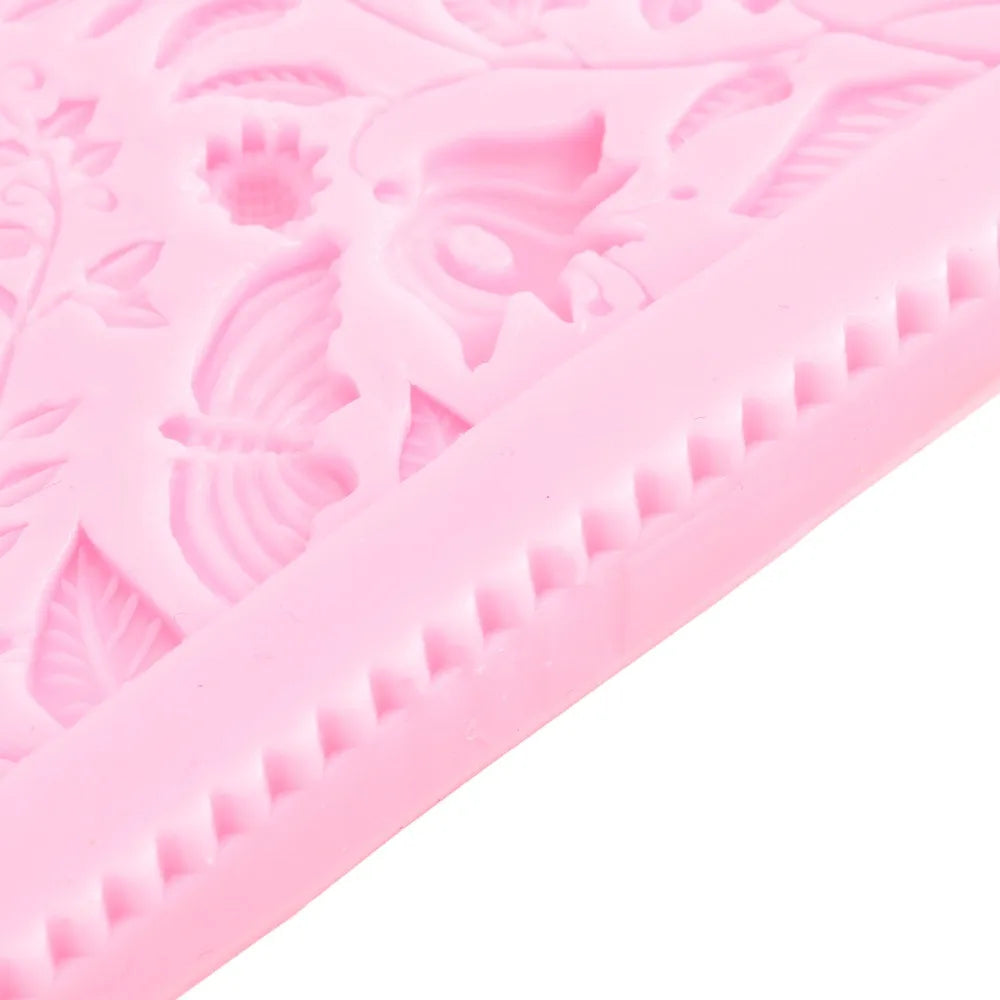 Food Grade Silicone Floral Fondant Mold – Non-Stick & Easy Clean Silicone Baking Mold Nixie