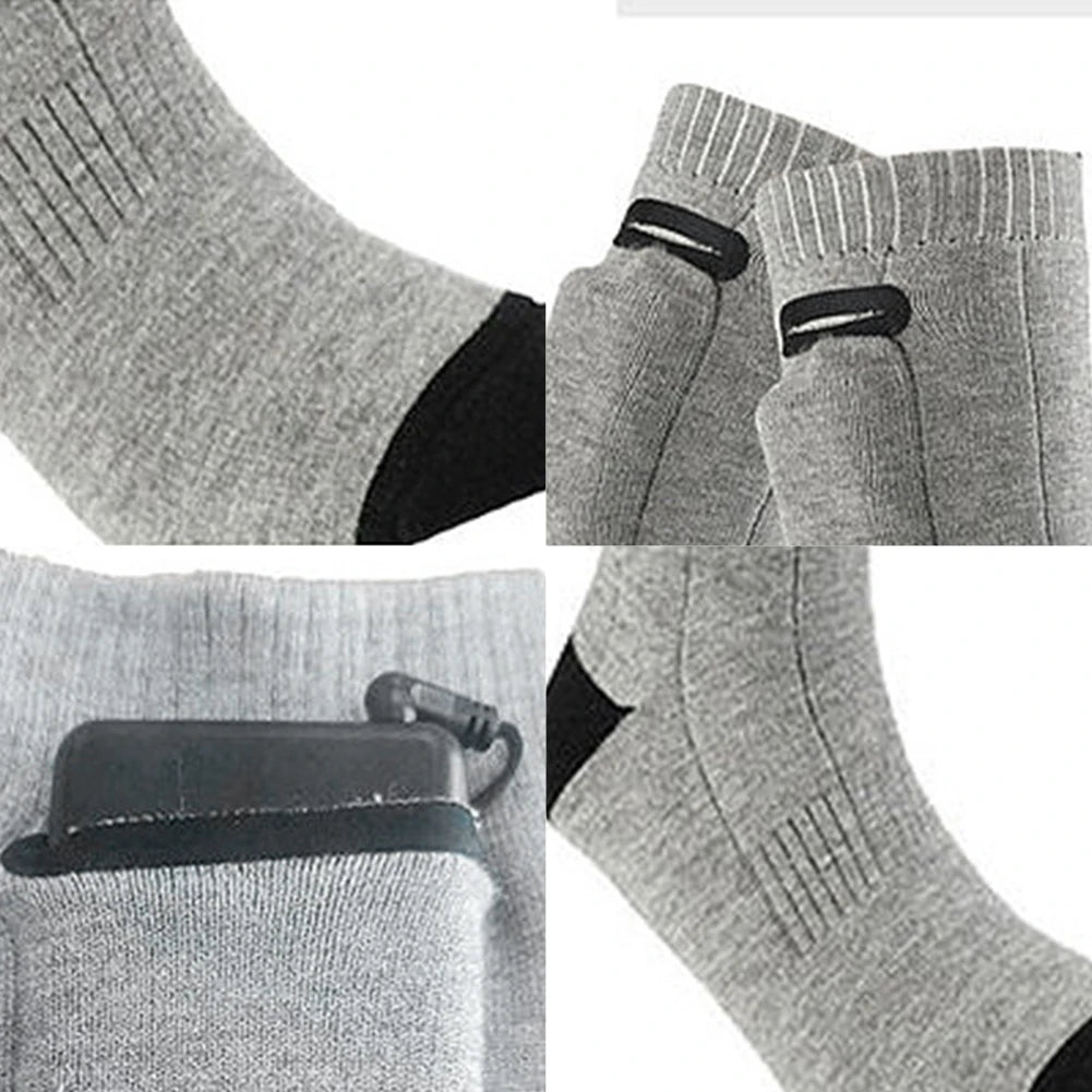 Electric Heated Socks 3-Mode Thermal Foot Warmer | Men & Women Electric Heated Socks Nixie